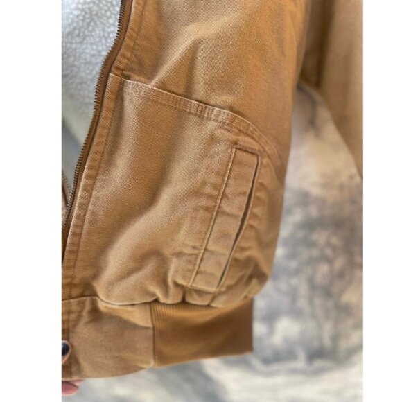 Awesome! Beth Dutton Inspired CARHARTT WILDWOOD JACKET Sherpa lined XS - Picture 14 of 16